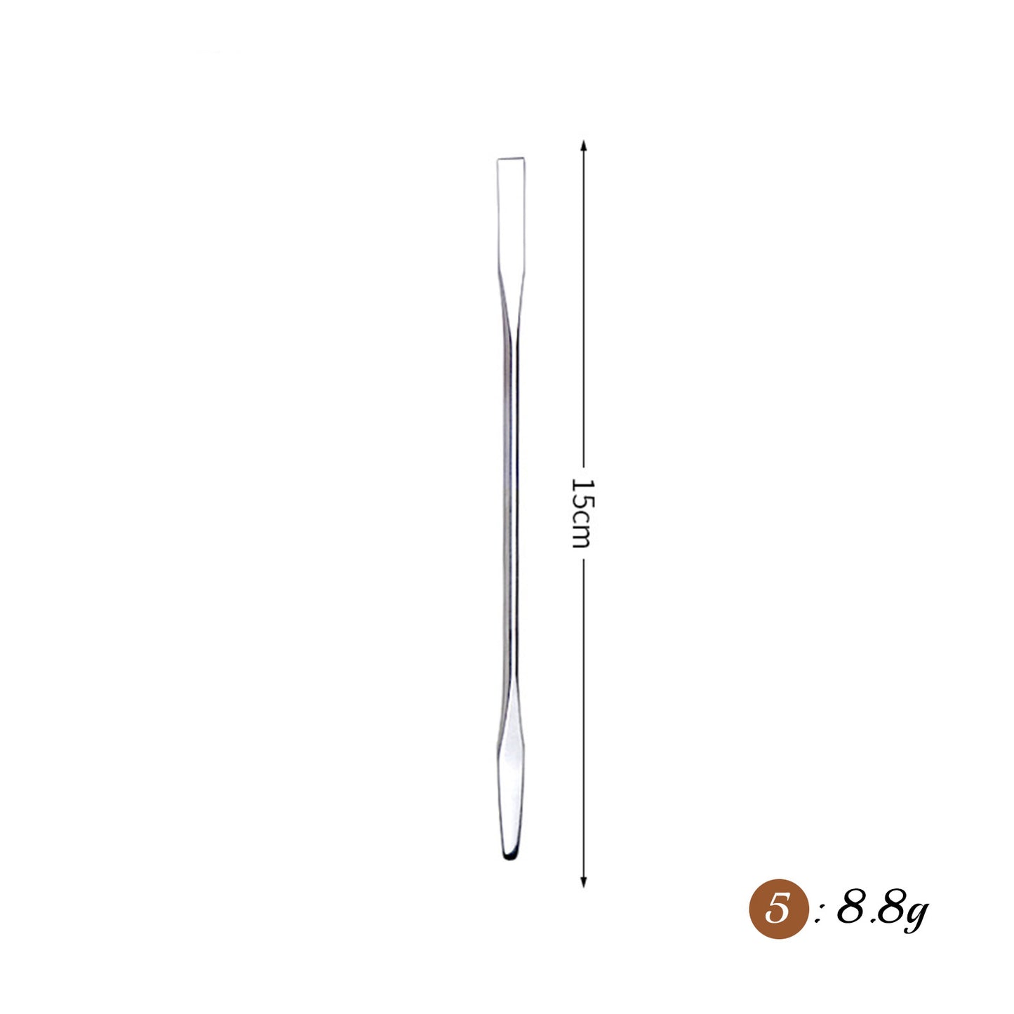 Edelstahl-Stab-Verstell-Misch werkzeug Fundament-Mischstab Spucke Spatel, Make-up, Lidschatten-Creme