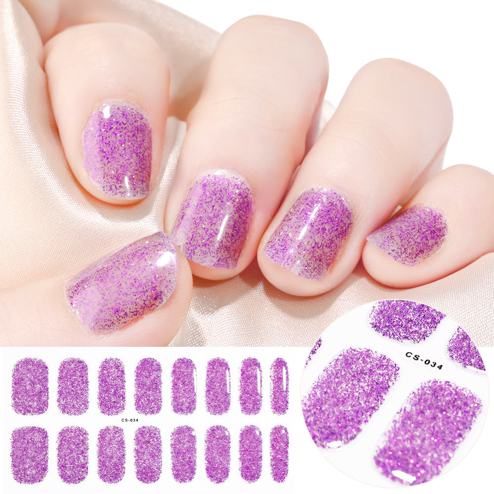Gel-Phototherapie-Halbhärtender Nagelaufkleber der zweiten Generation