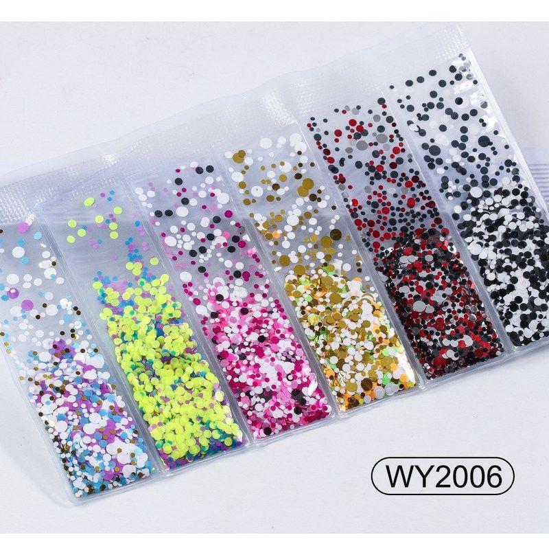 Nail Art Zubehör Glitzer Pailletten Laser Diamant Liebe Herz Nagel Patch