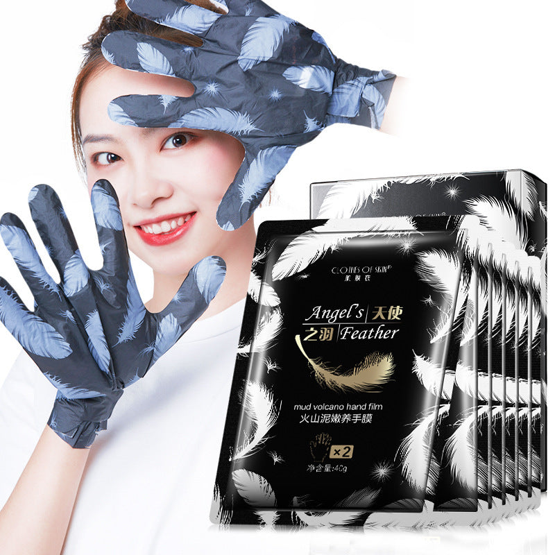 Vulkanische Schlamm-Handmaskenhandschuhe