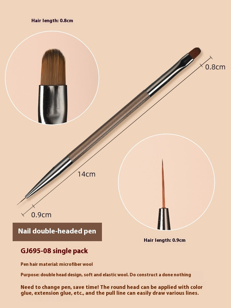 Nagel bürste Ultra-fein lackierte Linie Zeichnung Stift