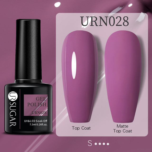 Schwarz Weiß Rot Glitter Farbe Gel Nagellack Matt