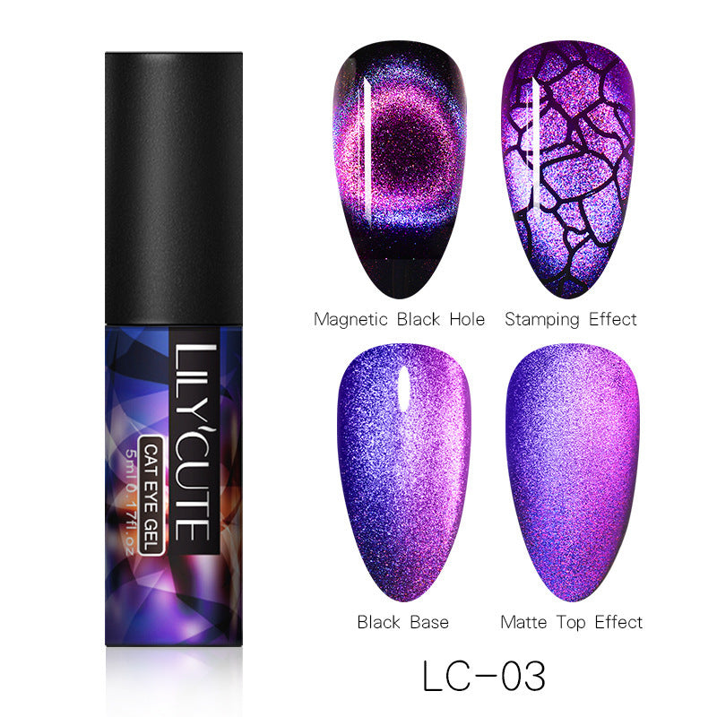 Magie Breite Cat Eye Nagellack