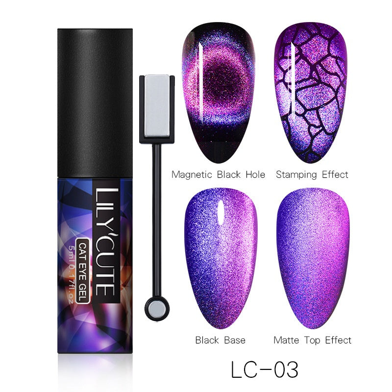 Magie Breite Cat Eye Nagellack