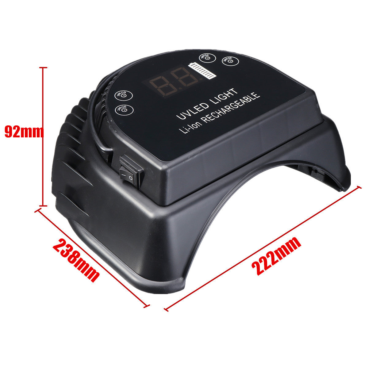 Kabellose Lade-LED-Nagellampe mit Lithiumbatterie