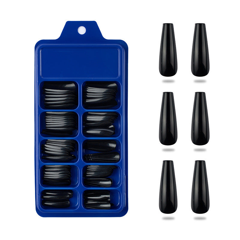 Blaue Box mit vollständigem Aufkleber „Ballett“ für künstliche Fingernägel