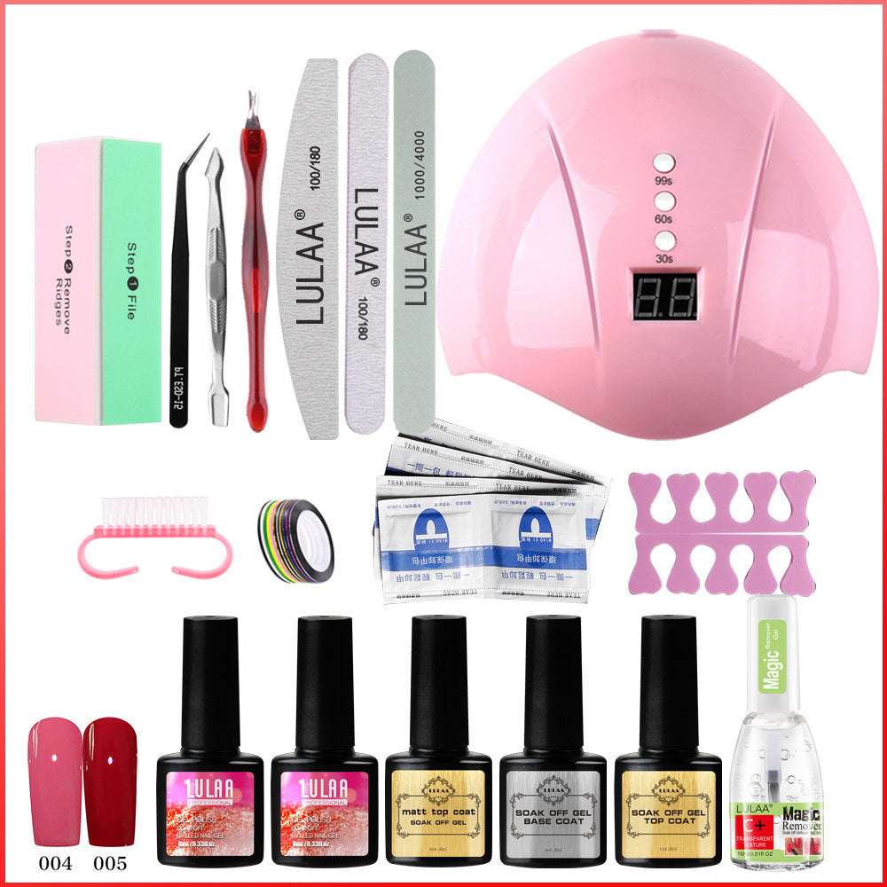 UV-Phototherapie Nagellack Kleber Nagel Set