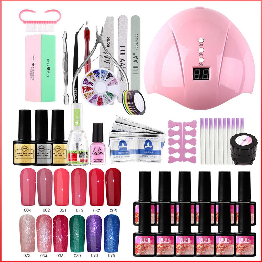 UV-Phototherapie Nagellack Kleber Nagel Set
