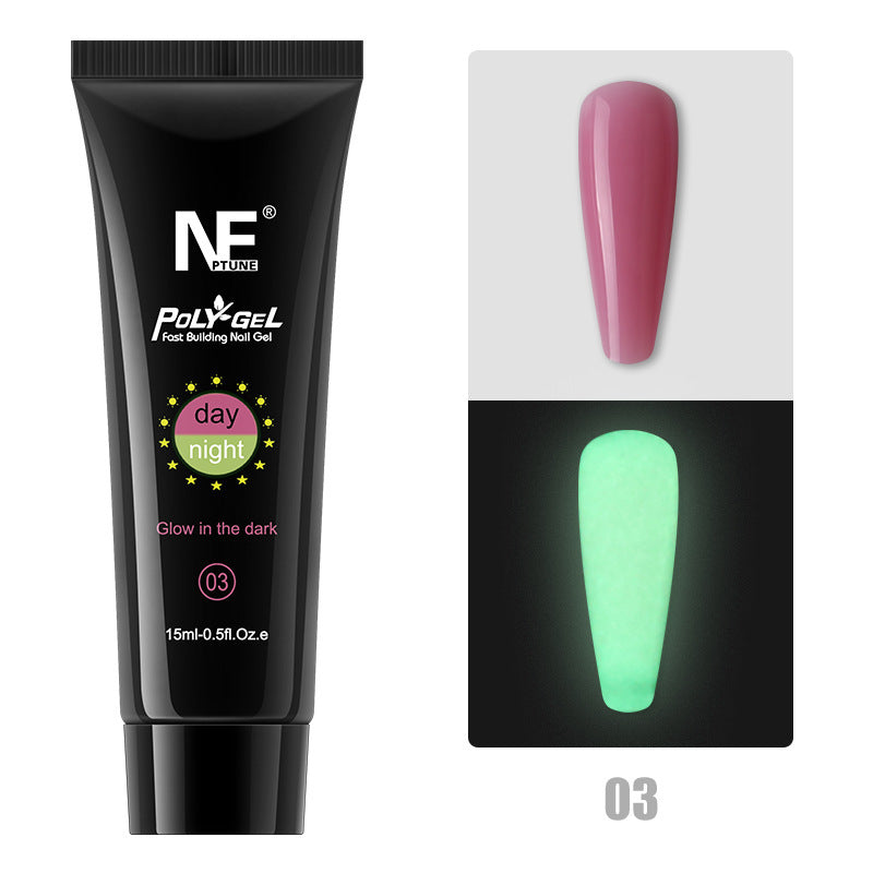 Schmerzloses Papierhalter-Kristall-Phototherapie-Gel-Nagelverlängerungs-Gel-Set