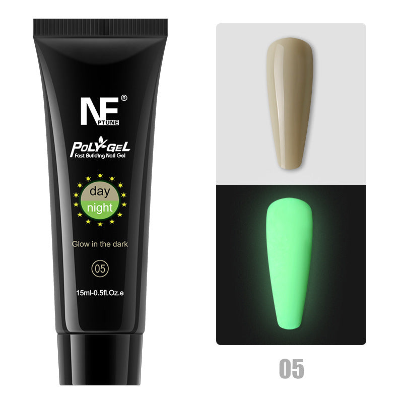 Schmerzloses Papierhalter-Kristall-Phototherapie-Gel-Nagelverlängerungs-Gel-Set