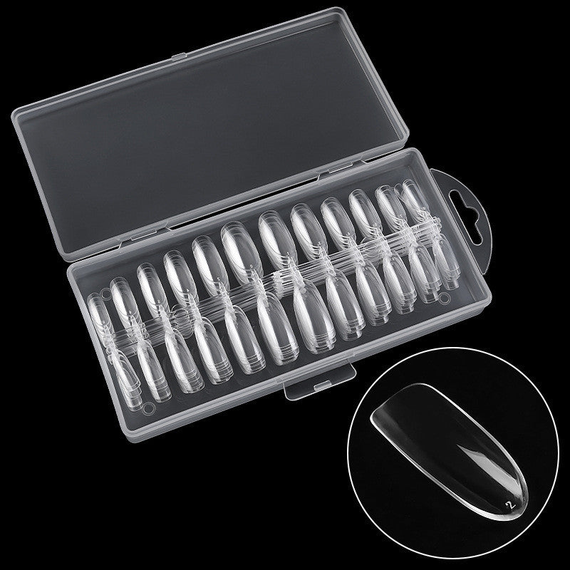 Nail Art Ultradünne nahtlose Box Sheet Französische künstliche Nägel
