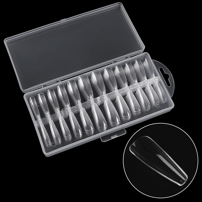 Nail Art Ultradünne nahtlose Box Sheet Französische künstliche Nägel