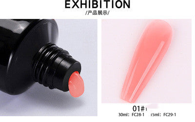 Nail Art Extension Kleber 15ml Kein Papierhalter Kristall Schnellverlängerung Nagellackkleber