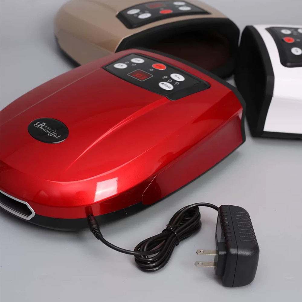 Elektrische Airbag Heizung Hand Massager Meridian Physiotherapie Finger Pflege Massager Rückseite Der Hand Finger Schönheit Hand Gerät