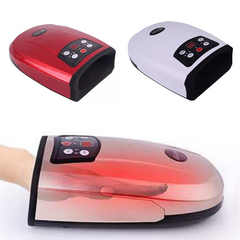 Elektrische Airbag Heizung Hand Massager Meridian Physiotherapie Finger Pflege Massager Rückseite Der Hand Finger Schönheit Hand Gerät