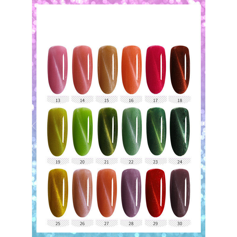 Ice Tou Katzenaugenkleber Nagellackkleber-Set Nagelgeschäft Exklusiv für Phototherapiekleber Netz Rot Beliebte Farbe