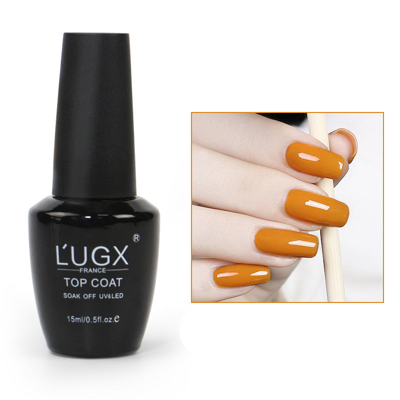 Mattierte Versiegelungsschicht Nagellackkleber Neue Farbe Beliebter Nagelladen Spezieller Phototherapie-Nagellack Kleine Flasche 15 ml