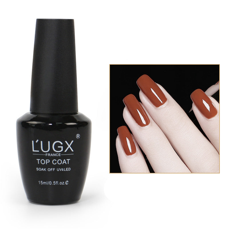Mattierte Versiegelungsschicht Nagellackkleber Neue Farbe Beliebter Nagelladen Spezieller Phototherapie-Nagellack Kleine Flasche 15 ml