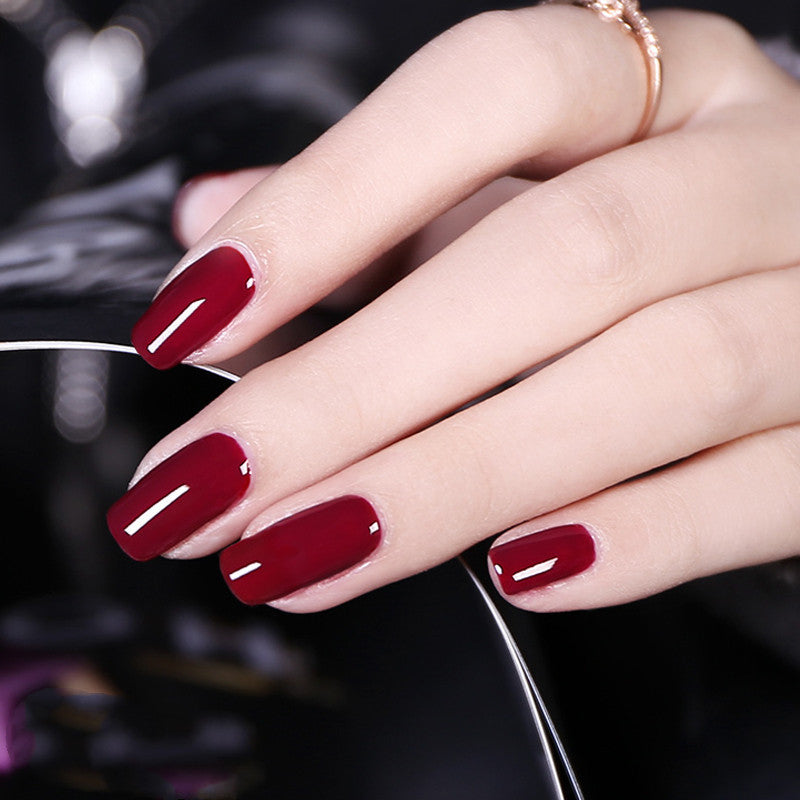 Mattierte Versiegelungsschicht Nagellackkleber Neue Farbe Beliebter Nagelladen Spezieller Phototherapie-Nagellack Kleine Flasche 15 ml