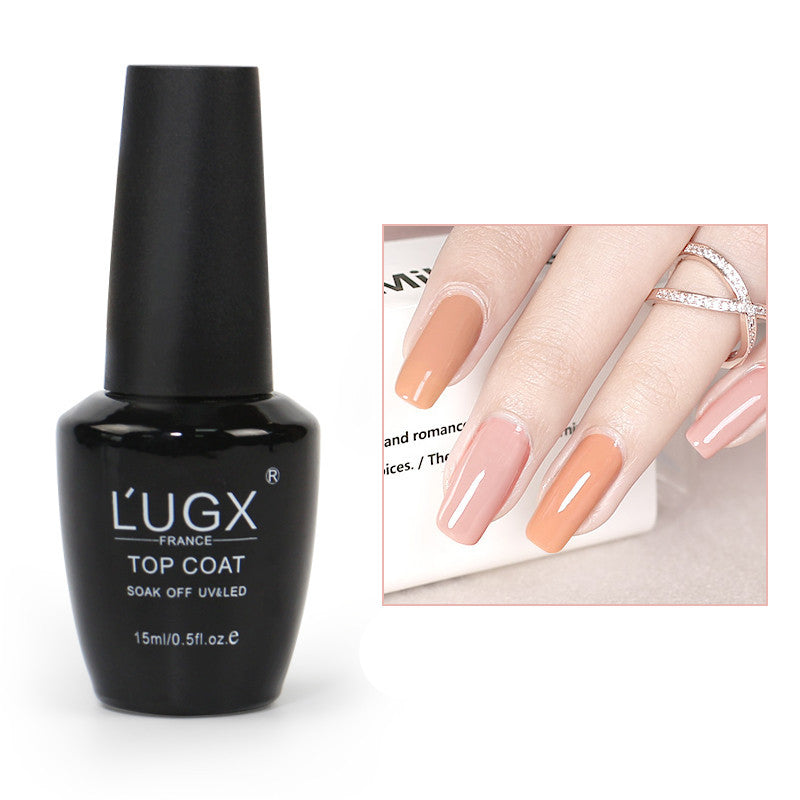Mattierte Versiegelungsschicht Nagellackkleber Neue Farbe Beliebter Nagelladen Spezieller Phototherapie-Nagellack Kleine Flasche 15 ml