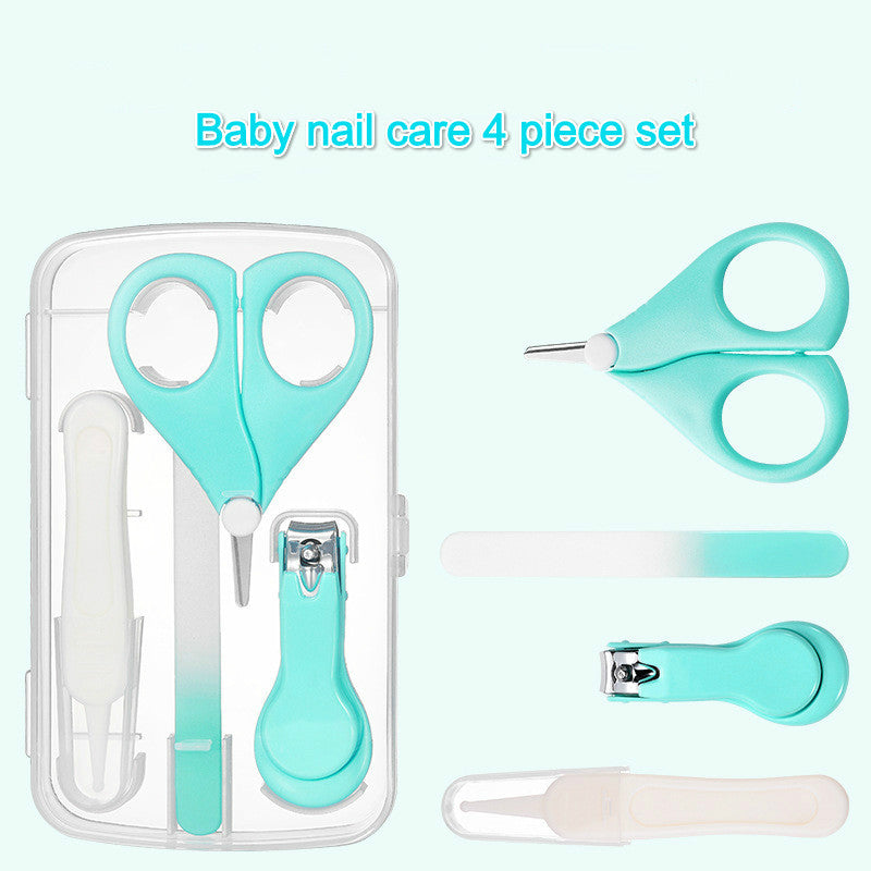 Baby-Nagelfeilen-Kombi-Set, Baby-Nagelknipser, vierteiliges Set, Baby-Sicherheits-Nagelknipser