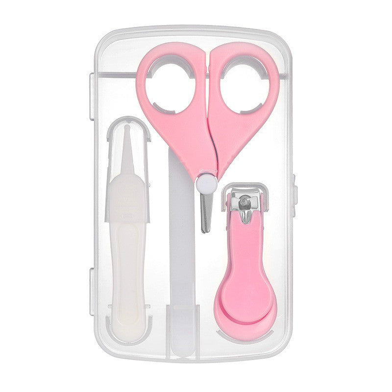 Baby-Nagelfeilen-Kombi-Set, Baby-Nagelknipser, vierteiliges Set, Baby-Sicherheits-Nagelknipser