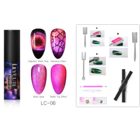 Magie Breite Cat Eye Nagellack