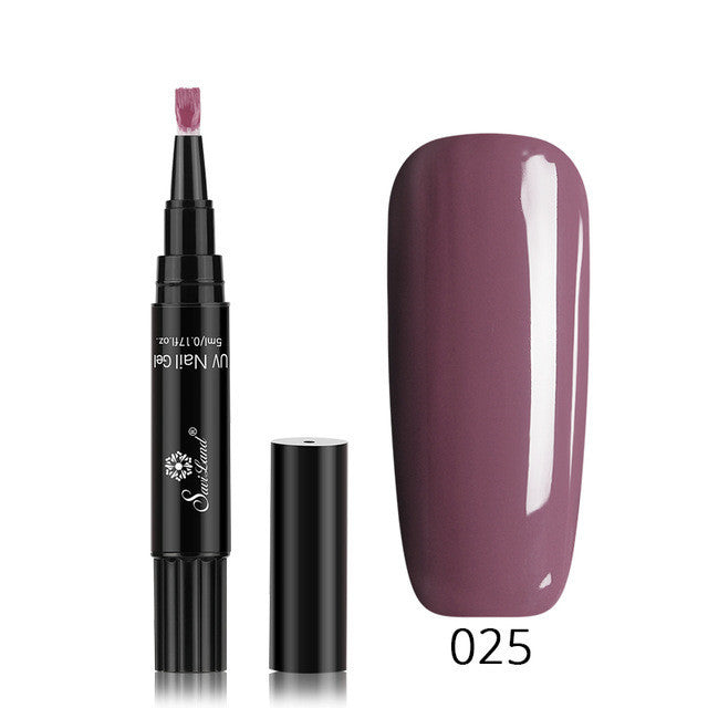 3 in 1 Gel Nagellack Stift Glitter One Step Nail Art Gel Polish Hybrid