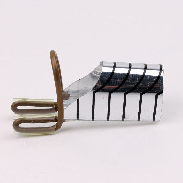 Phototherapie-Nagelkristall-Nagelpanzer-Aluminiumschale, eine Schachtel mit 5 Stück