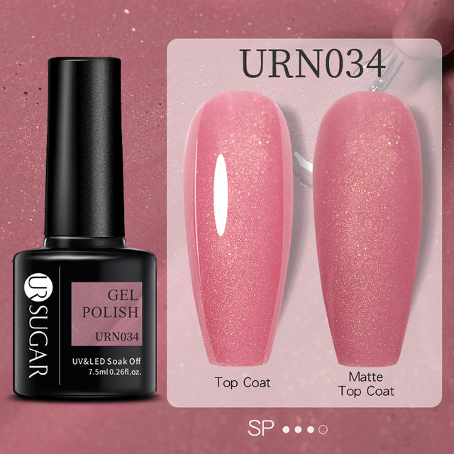 Schwarz Weiß Rot Glitter Farbe Gel Nagellack Matt