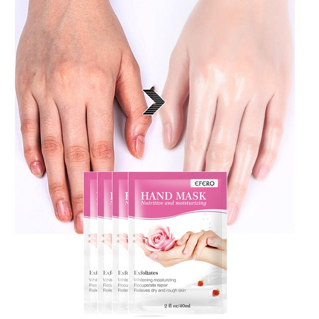 Feuchtigkeitsspendende Handmaske Pflegemaske