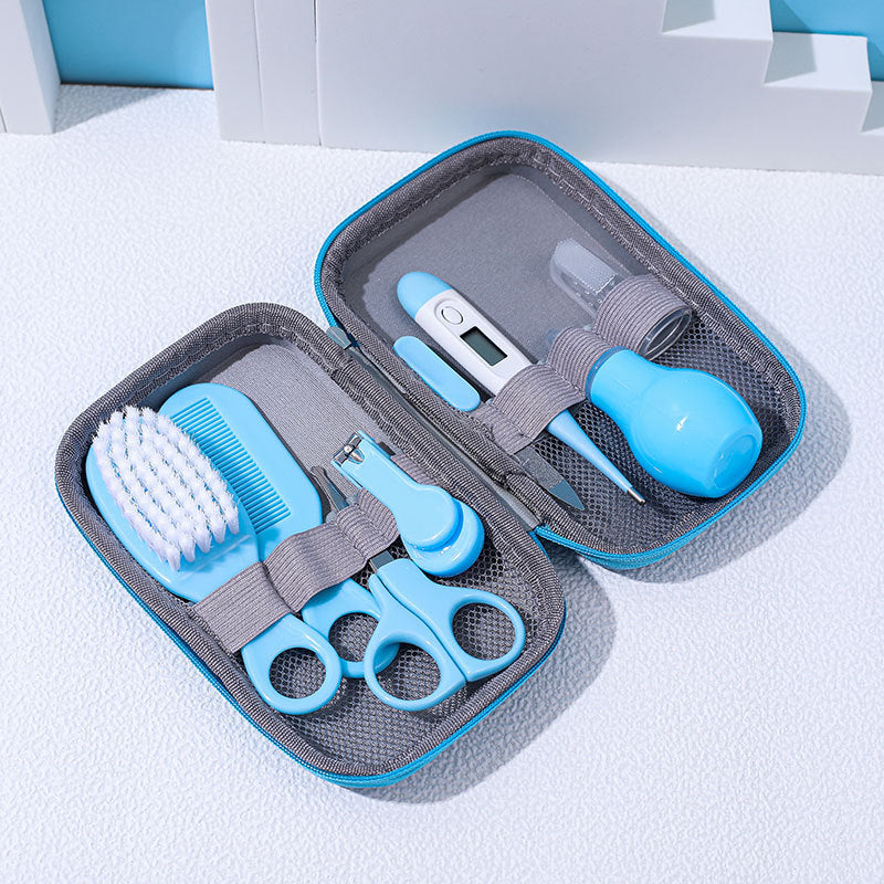 Kinder Baby nägel Schneid zange 8 Acht-Stück-Set Eva Tasche Pflege anzug