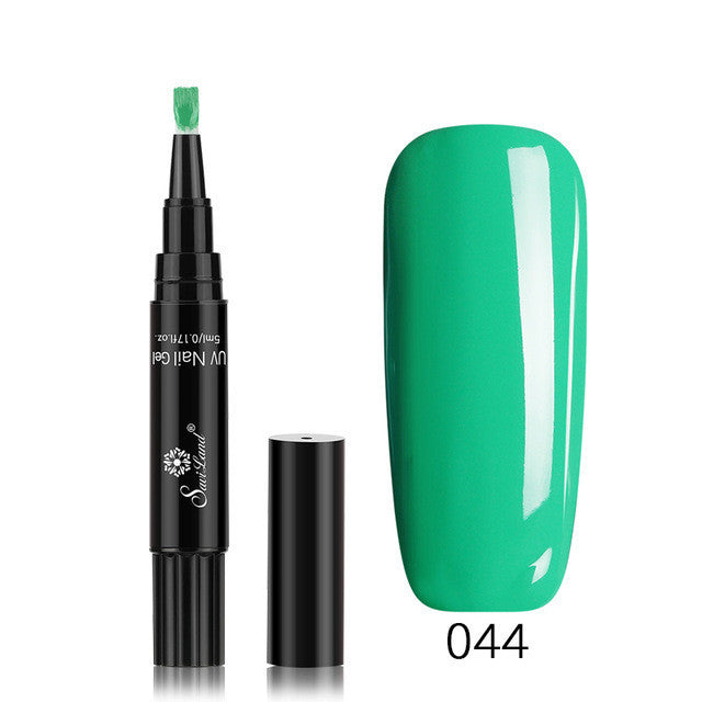 3 in 1 Gel Nagellack Stift Glitter One Step Nail Art Gel Polish Hybrid