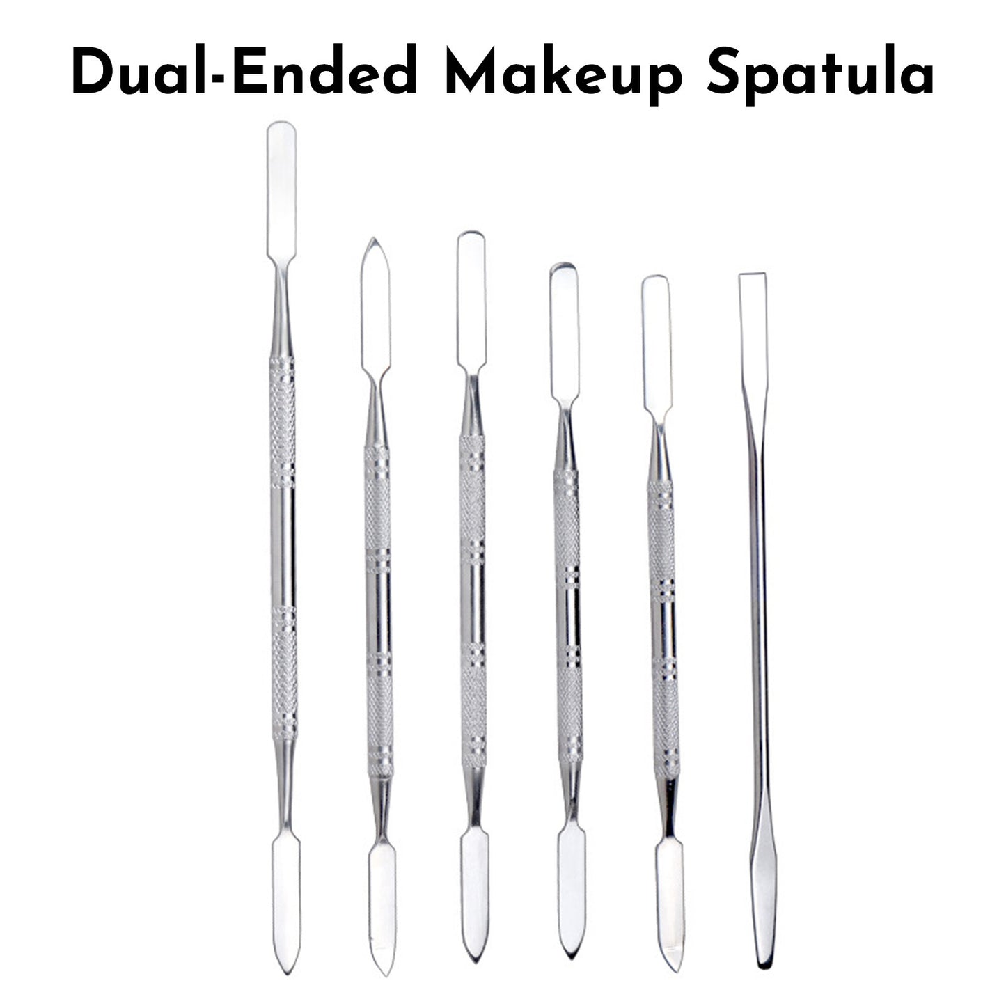 Edelstahl-Stab-Verstell-Misch werkzeug Fundament-Mischstab Spucke Spatel, Make-up, Lidschatten-Creme