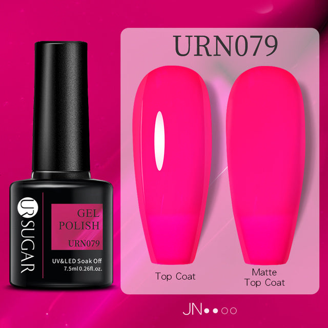 Schwarz Weiß Rot Glitter Farbe Gel Nagellack Matt