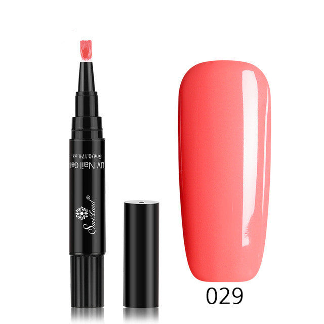 3 in 1 Gel Nagellack Stift Glitter One Step Nail Art Gel Polish Hybrid