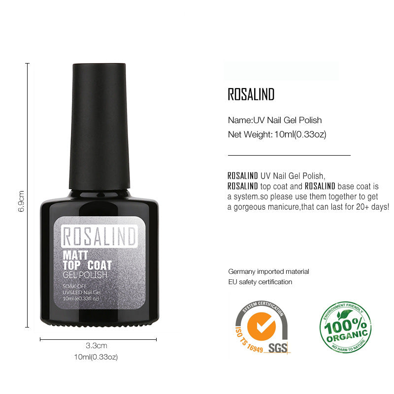 Nagellack-Gel weicht matte Oberflächen dauerhaft auf