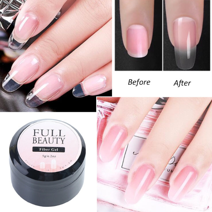 Gebrochener Reparaturkleber, Nagelfaser, Seidenverlängerungsgel, Fiberglas, Poly, UV-Builder-Gel, polnisches Maniküre-Kunst-Verlängerungswerkzeug