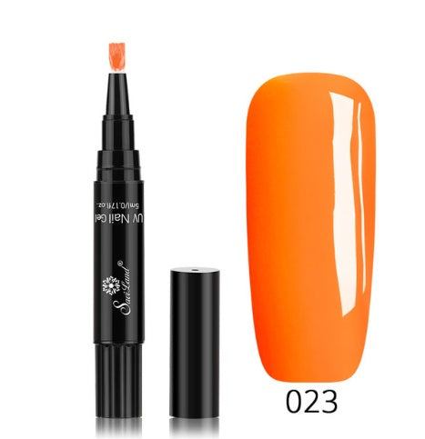 3 in 1 Gel Nagellack Stift Glitter One Step Nail Art Gel Polish Hybrid
