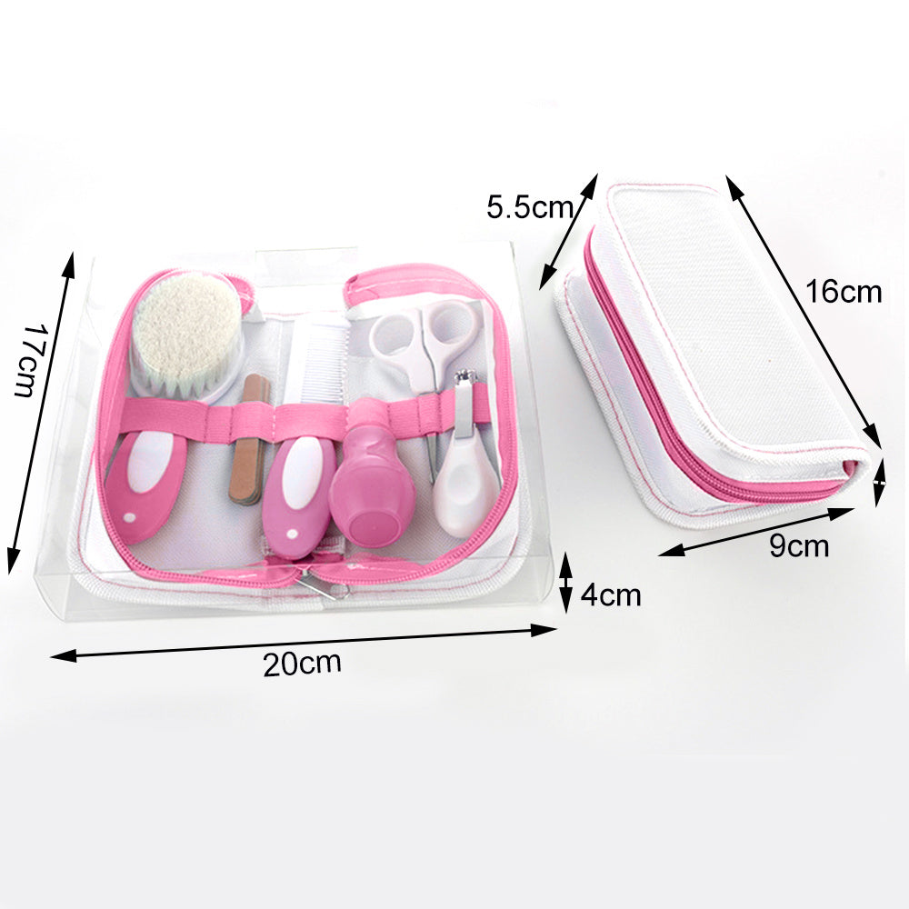 Premium Baby Pflege Set – 6-teilig, mit Aufbewahrungstasche