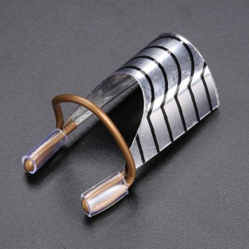 Phototherapie-Nagelkristall-Nagelpanzer-Aluminiumschale, eine Schachtel mit 5 Stück