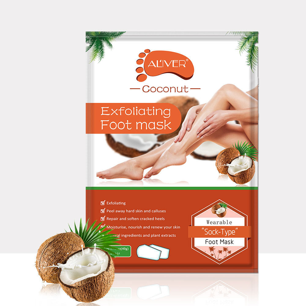 Peeling-Fußmaske Milch Kokosnuss Ginseng