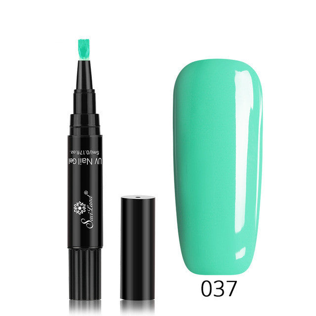 3 in 1 Gel Nagellack Stift Glitter One Step Nail Art Gel Polish Hybrid