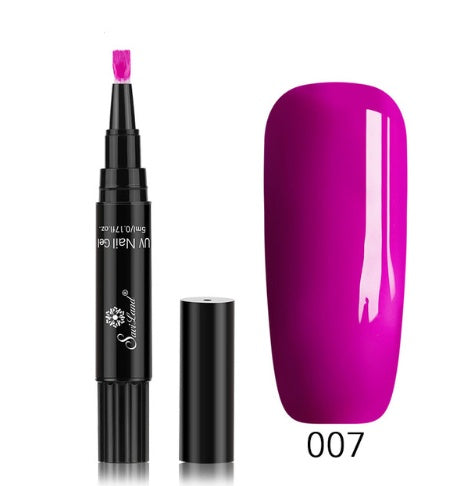 3 in 1 Gel Nagellack Stift Glitter One Step Nail Art Gel Polish Hybrid