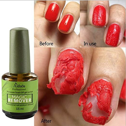 Nagellack Burst Magic Nagellackentferner Schneller Soak Off Klebriger Nagelgel-Nagellack-Entfetter