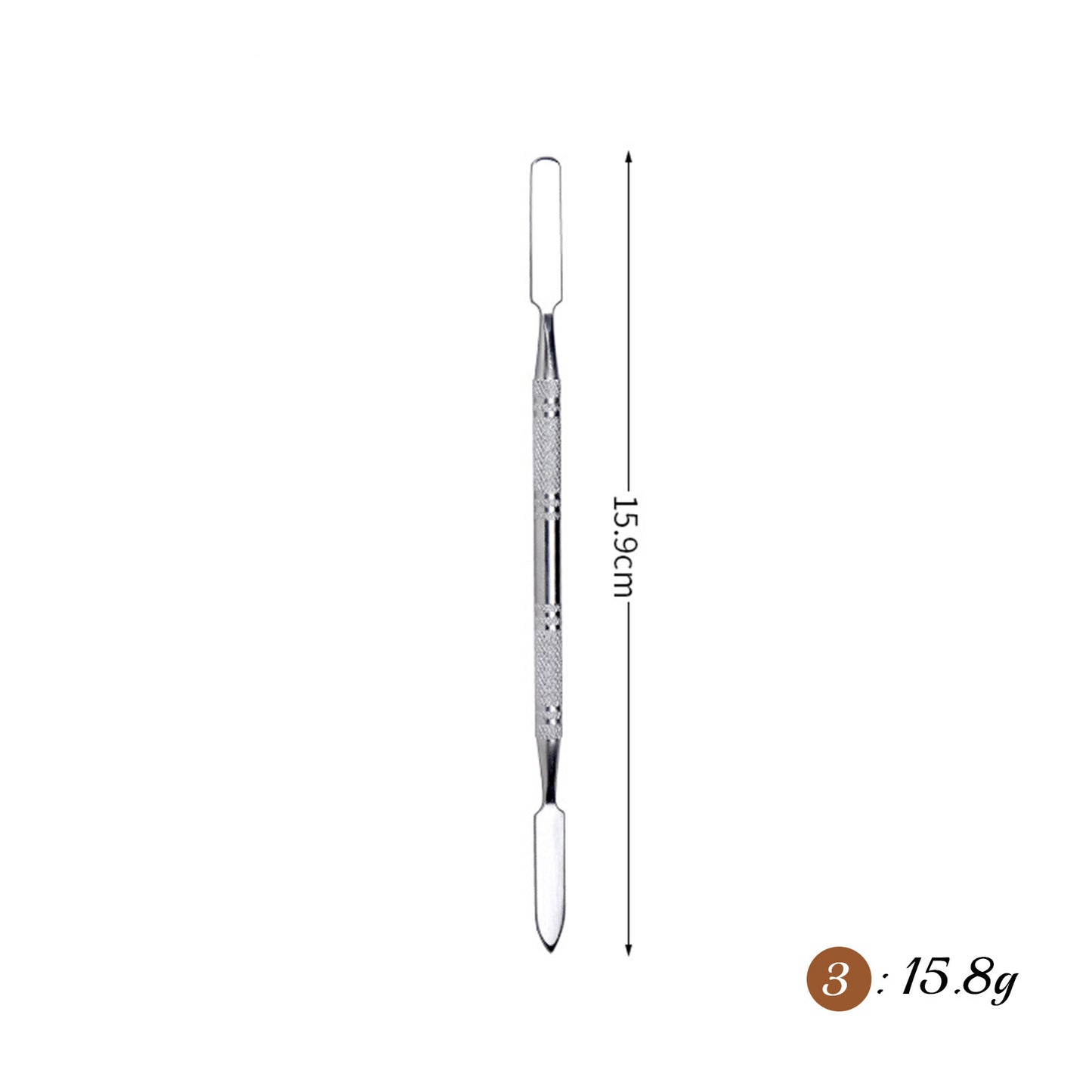 Edelstahl-Stab-Verstell-Misch werkzeug Fundament-Mischstab Spucke Spatel, Make-up, Lidschatten-Creme