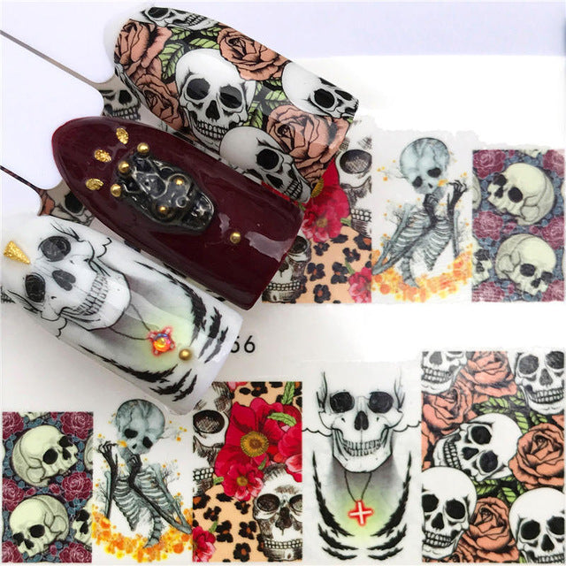 Nagelblumenaufkleber