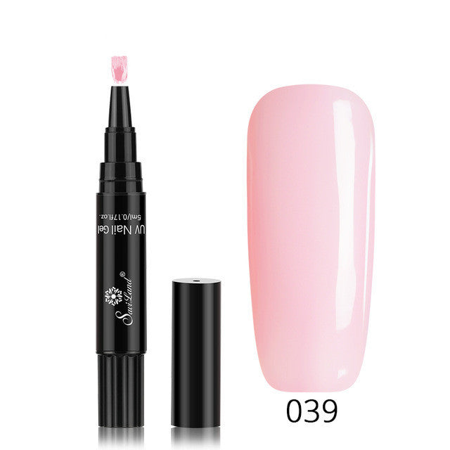 3 in 1 Gel Nagellack Stift Glitter One Step Nail Art Gel Polish Hybrid