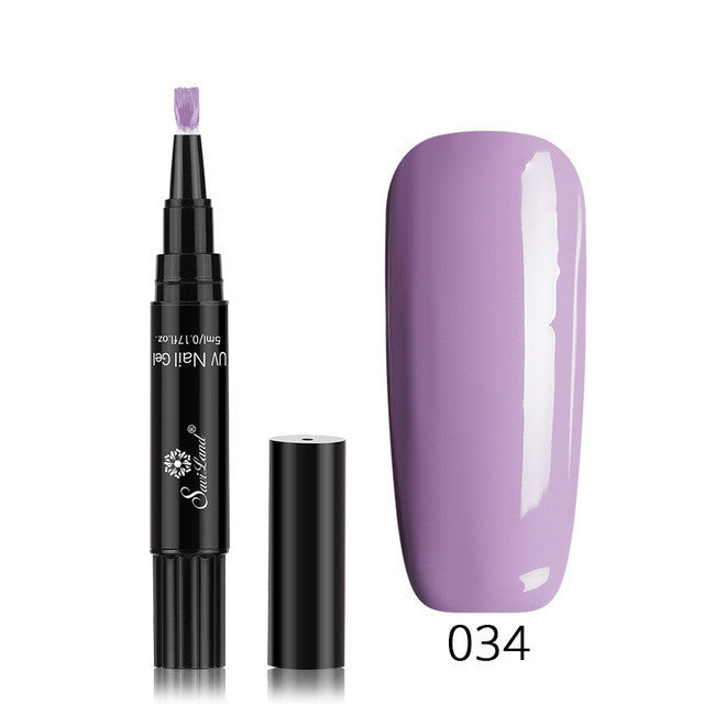 3 in 1 Gel Nagellack Stift Glitter One Step Nail Art Gel Polish Hybrid