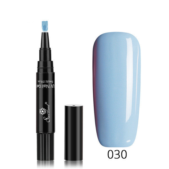 3 in 1 Gel Nagellack Stift Glitter One Step Nail Art Gel Polish Hybrid